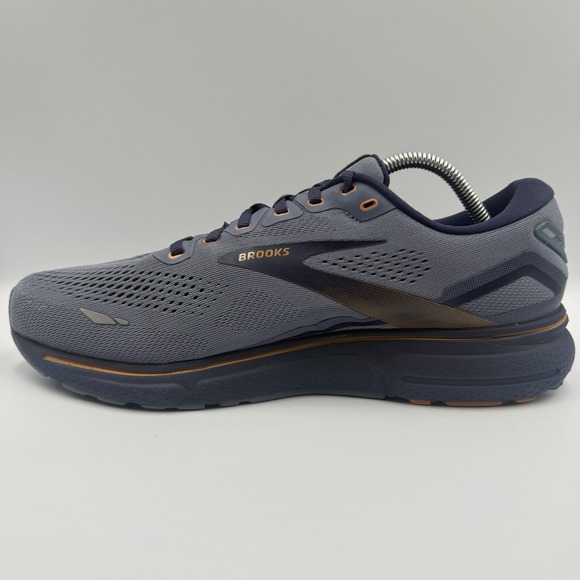 Brooks Ghost 15 Men\'s Size 11 EE Blue Orange Athletic Running Shoes Sneakers main image 6